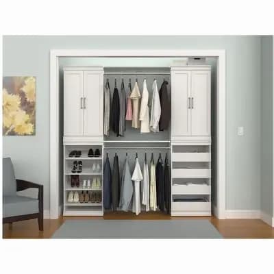 ClosetMaid Modular Storage Solid Door Pair Kit - ClosetMaid [9.95 pounds, Wood Laminate (Frame), Steel]