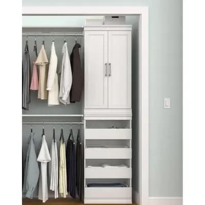 ClosetMaid Modular Storage Solid Door Pair Kit - ClosetMaid [9.95 pounds, Wood Laminate (Frame), Steel]