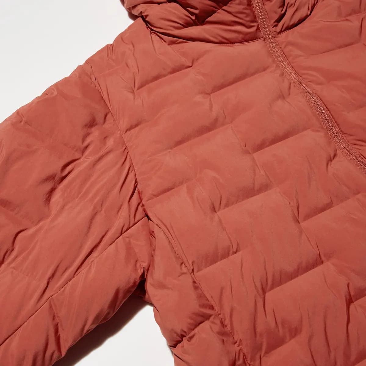 Uniqlo PUFFTECH Parka Orange [Imported, Hand wash cold, Do not dry clean, ORANGE]