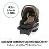Evenflo Otto Lightweight Travel System with LiteMax Infant Car Seat - Caramel Tan [Dimensions (Overall) 40.5 Inches (H) x 21 Inches (W) x 33.5 I, Weight 16.6 Pounds, Dimensions (Co