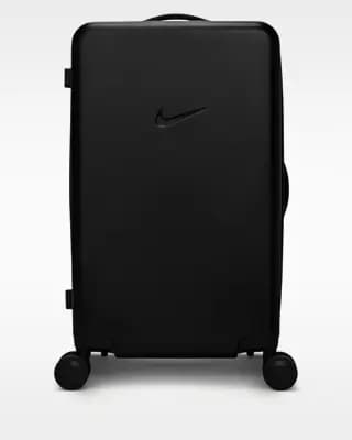 Nike Medium Checked Luggage 26" Hardshell (96L) Black/Black/Black [Body: 100% polycarbonate. Lining: 100% polyester., Spot clean, ONE SIZE]