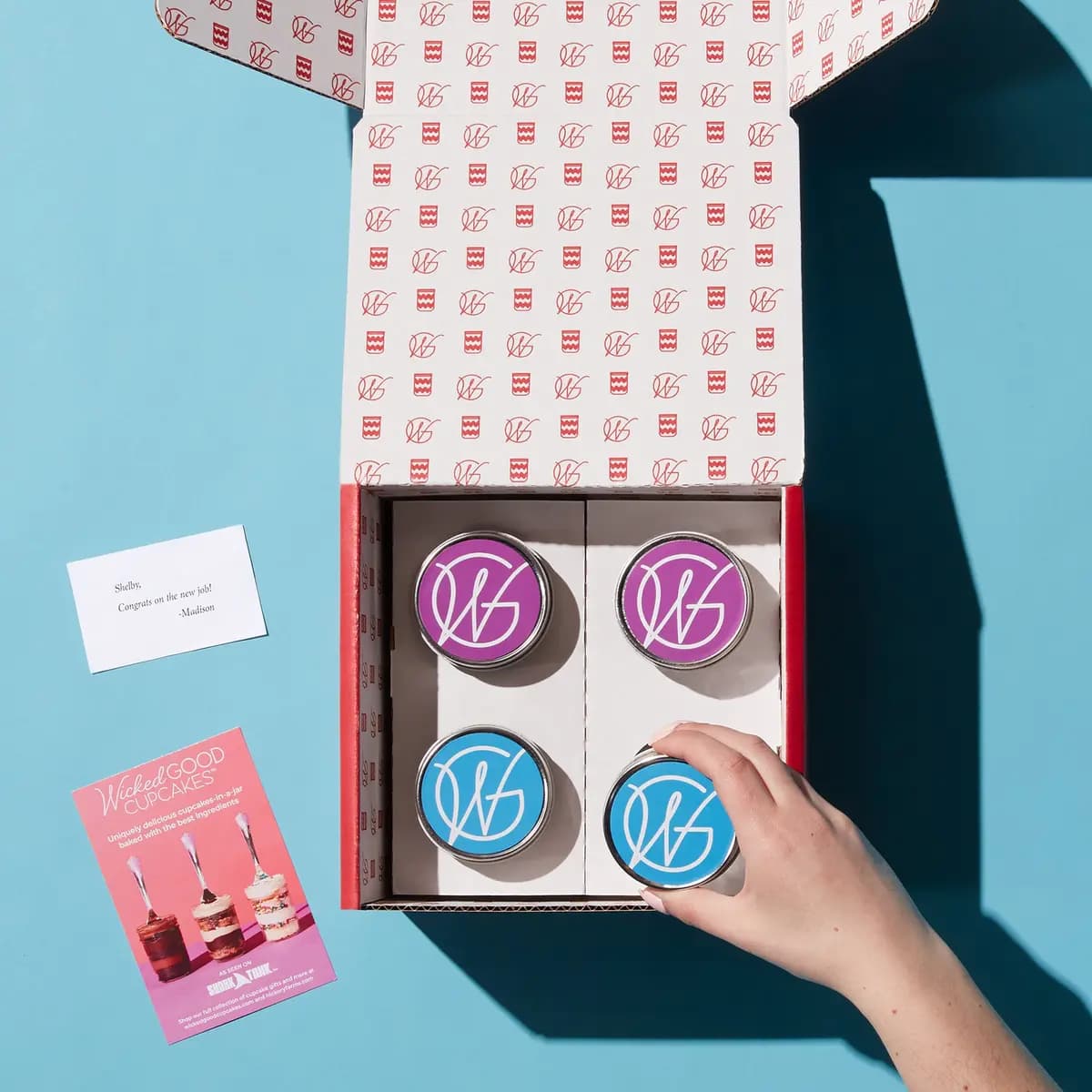 Birthday Cupcake Jar 4-Pack [(2) 5 oz, (2) 5 oz, 1.25 lbs]