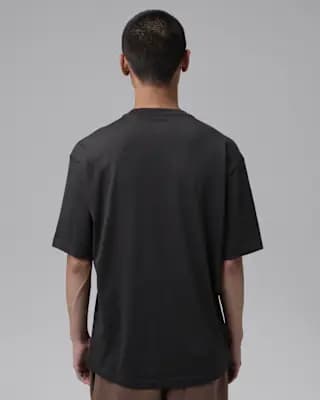 Jordan Brooklyn Men's Graphic T-Shirt Off Noir [Off Noir, Ribbed collar, 100% cotton]