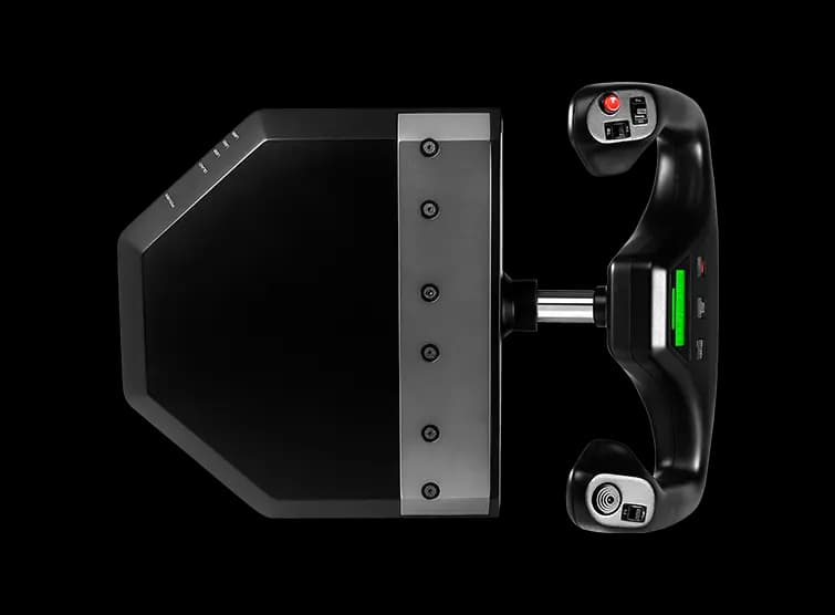 Logitech Flight Yoke System - Black [7.28 in (18.5 cm), 12.2 in (31 cm), 18.27 in (46.4 cm)]