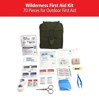 First Aid Only Elite Wilderness First Aid Kit 70pc [70, Adult Use Only, 337-04-1912]