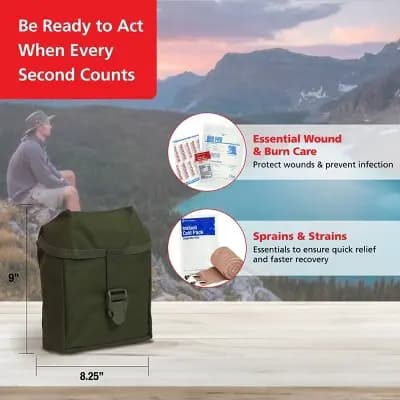 First Aid Only Elite Wilderness First Aid Kit 70pc [70, Adult Use Only, 337-04-1912]