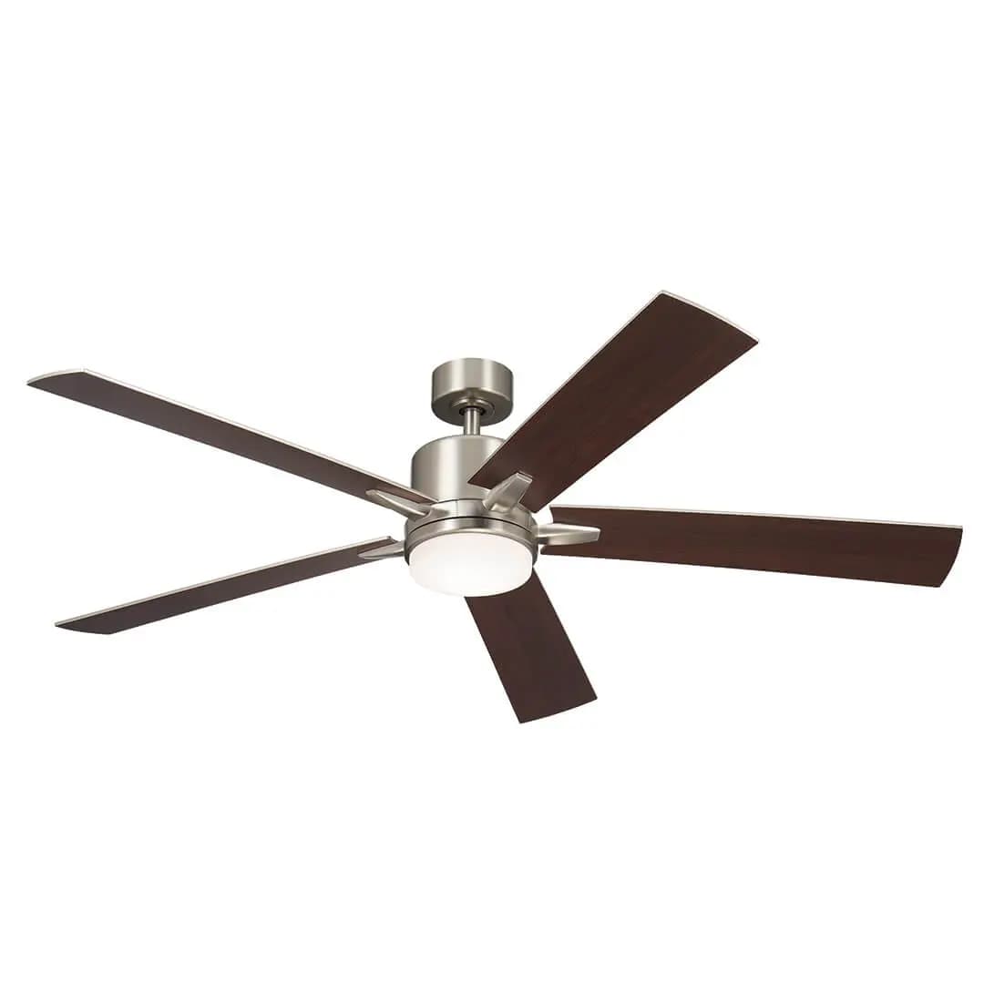 Kichler Lucian Ceiling Fan Brushed Nickel [Attribute 52", Attribute 5 Blades, Attribute 3000K]