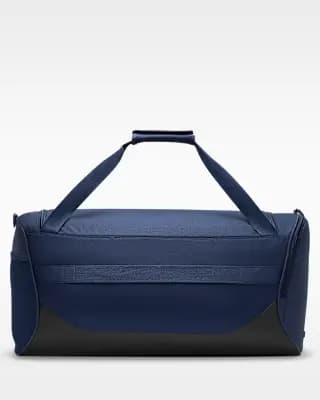 Nike Brasilia Training Duffel Bag (Medium, 60L) Midnight Navy/Black/White [100% polyester, Spot clean, ONE SIZE]