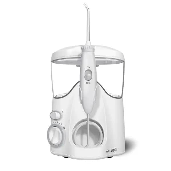 Waterpik White Ultra Water Flosser – White (WF-100) [13 Ounces ( 384 ml ), 1400, 10]