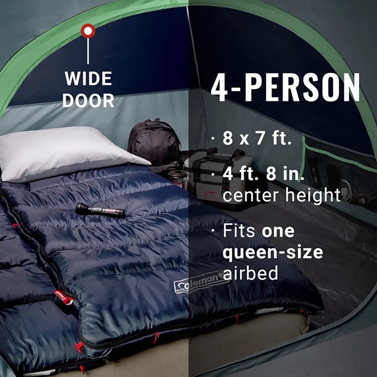 Coleman Coleman Skydome 4-Person Camping Tent [No, 3, Camping]