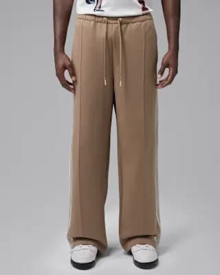 Air Jordan x Howard University Men's Pants Archaeo Brown/Cream II/Sail [Body: 94% polyester/6% spandex. Pocket bag knuckle side: 100% cotton., Machine wash, XS-3XL]