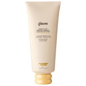 Gisou Honey Gloss Ceramide Therapy Hydrating Conditioner 6.8 oz/200 ml [Fine, Medium, and Thick, 6.8 oz/200 ml, Fermented Mirsalehi Honey]