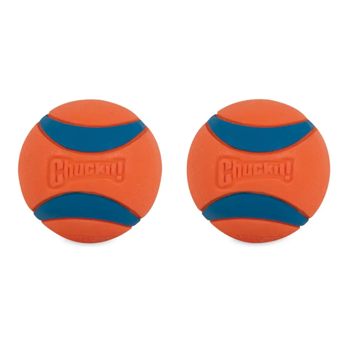 Chuckit! Ultra Ball Durable Bouncy Ball Dog Toy 2 Pack, Small [Features Natural rubber ball floats, Includes 2PK Ultra Ball, Intended For Dogs, Activity Fetch]