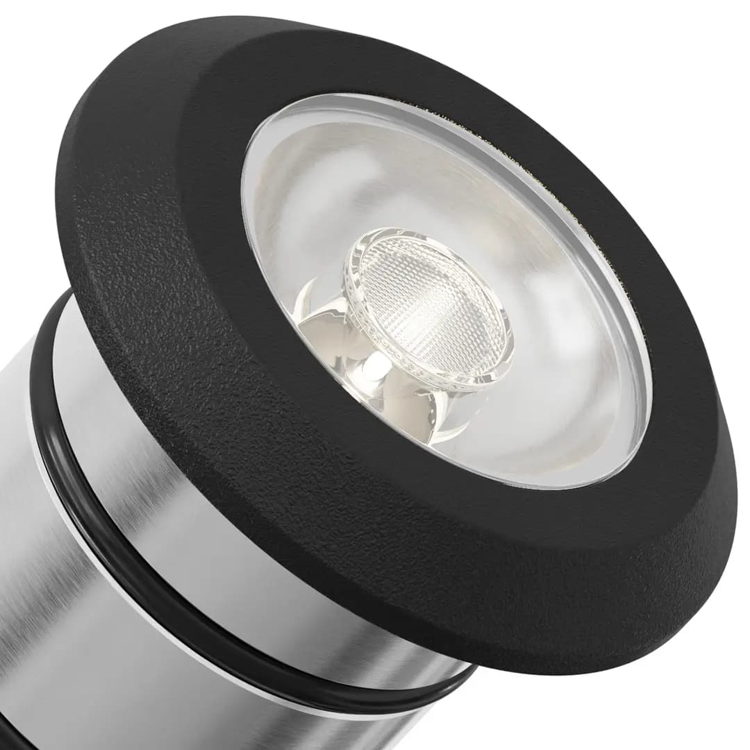 Kichler Landscape LED Accent Light Black Brass [Attribute In-Ground, Attribute 2700K, Attribute 200 Lumens]
