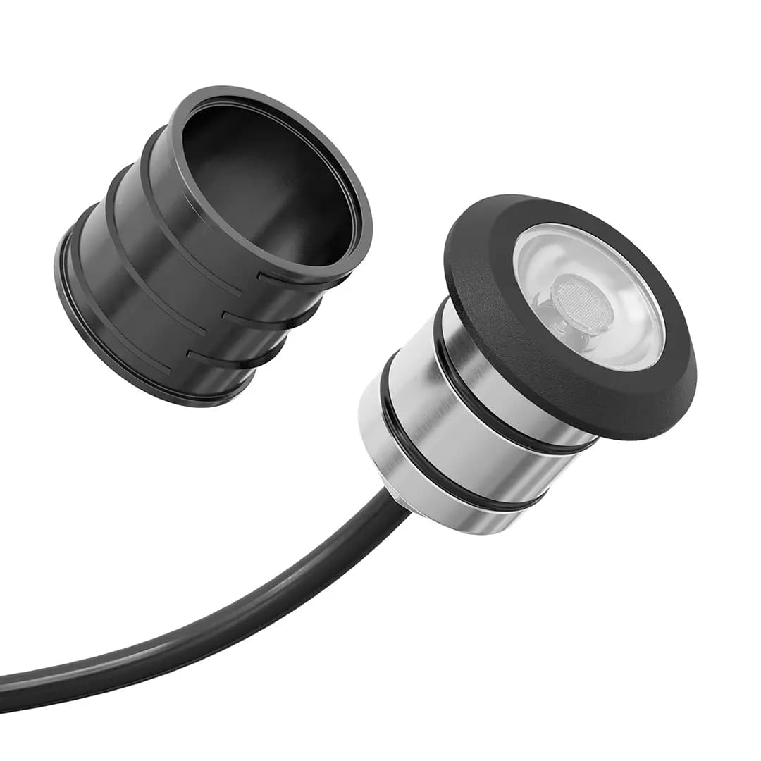 Kichler Landscape LED Accent Light Black Brass [Attribute In-Ground, Attribute 2700K, Attribute 200 Lumens]