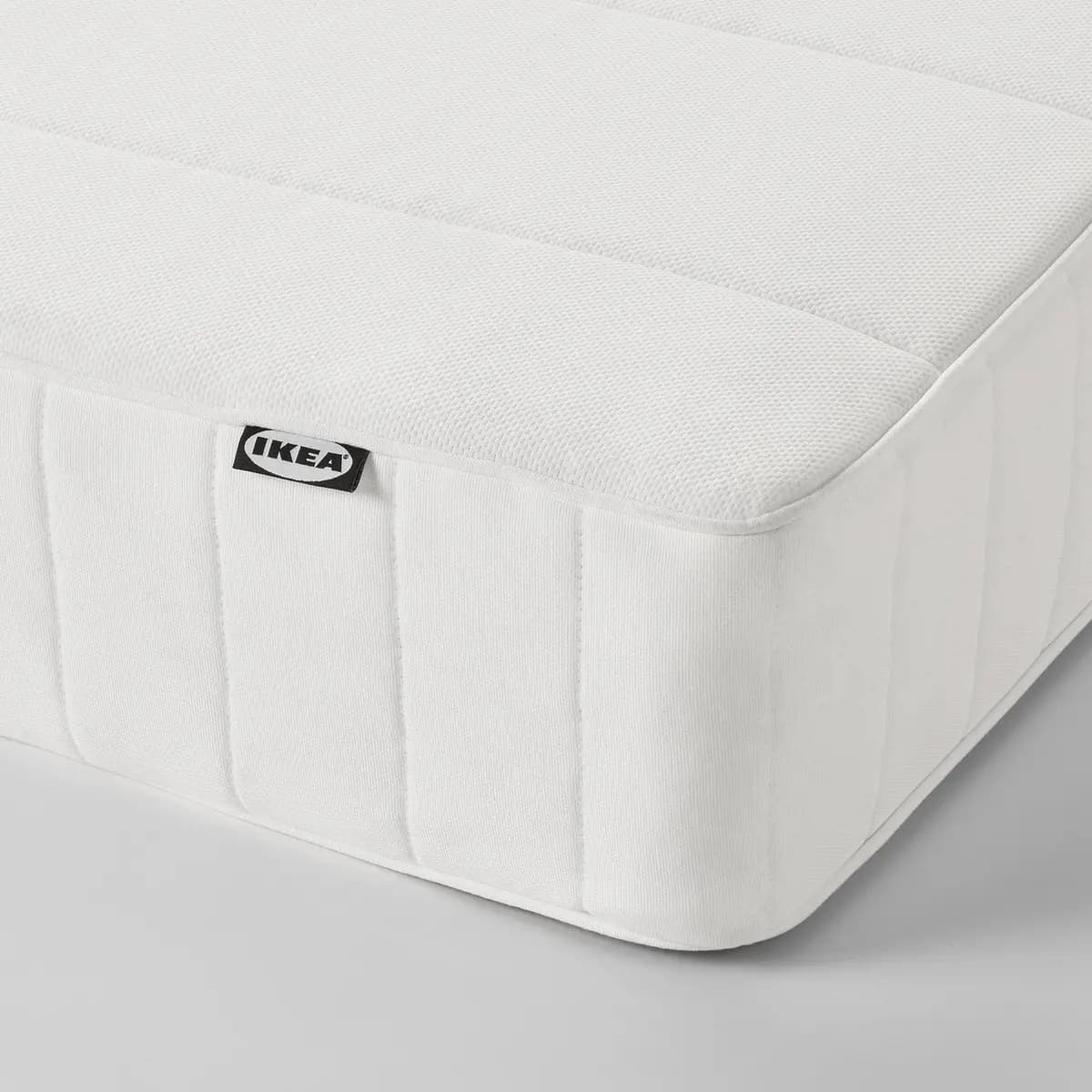 IKEA VESTERÖY Pocket spring mattress, firm/white Queen [Length 79 1/2 ", Width 59 7/8 ", Thickness 7 7/8 "]