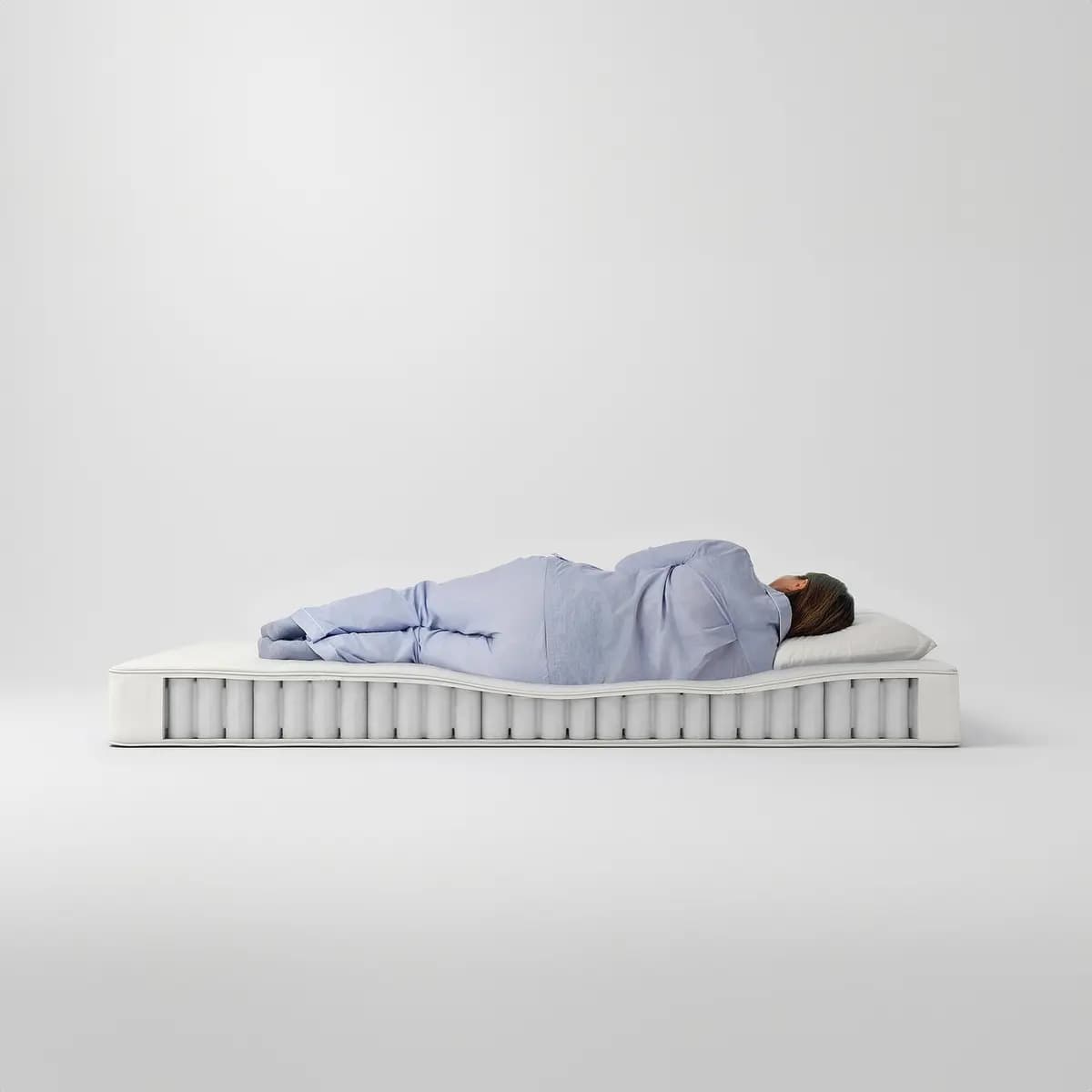 IKEA VESTERÖY Pocket spring mattress, firm/white Queen [Length 79 1/2 ", Width 59 7/8 ", Thickness 7 7/8 "]
