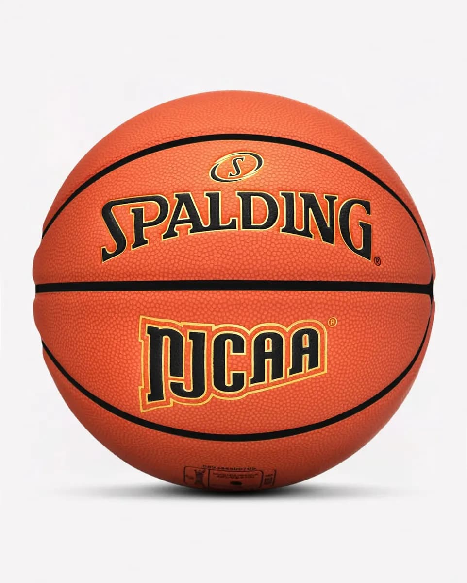 Spalding Legacy TF1000® NJCAA Indoor Game Basketball [BUILT DIFFERENT, SHOOTER’S TOUCH, ELITE PERFORMANCE]