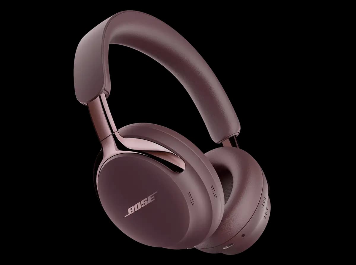 Bose QuietComfort Ultra Headphones (2nd Gen) Cherry Chocolate [Around Ear Circumaural, On Head Adjustable, Removable Cushion]