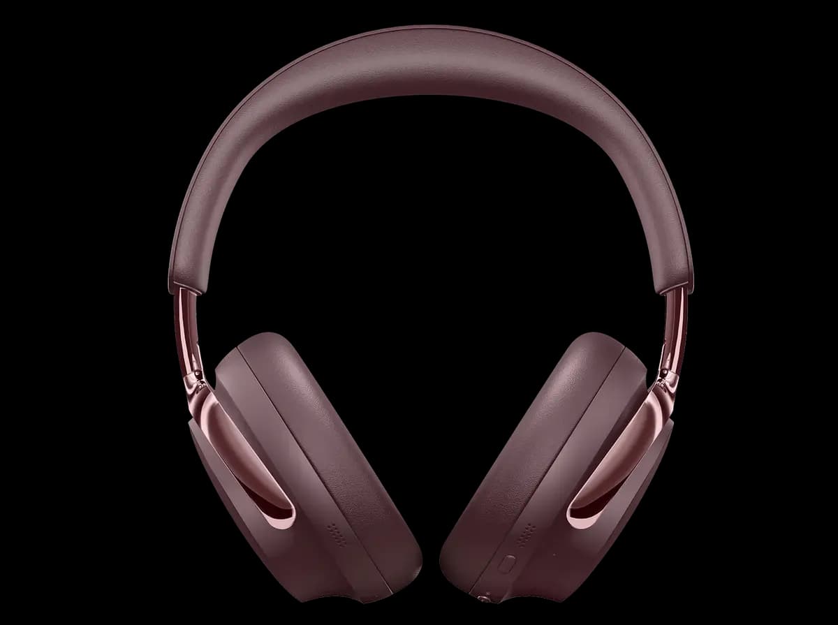 Bose QuietComfort Ultra Headphones (2nd Gen) Cherry Chocolate [Around Ear Circumaural, On Head Adjustable, Removable Cushion]