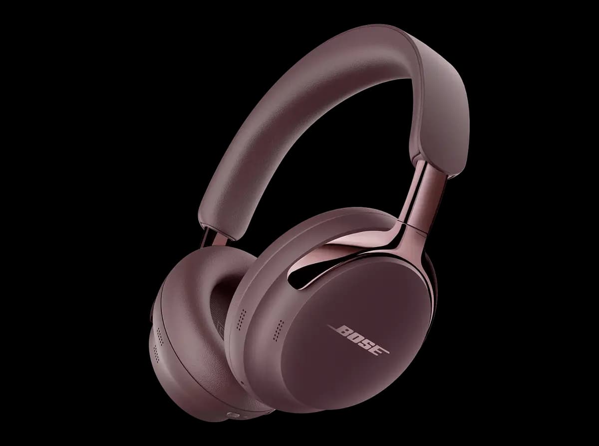Bose QuietComfort Ultra Headphones (2nd Gen) Cherry Chocolate [Around Ear Circumaural, On Head Adjustable, Removable Cushion]