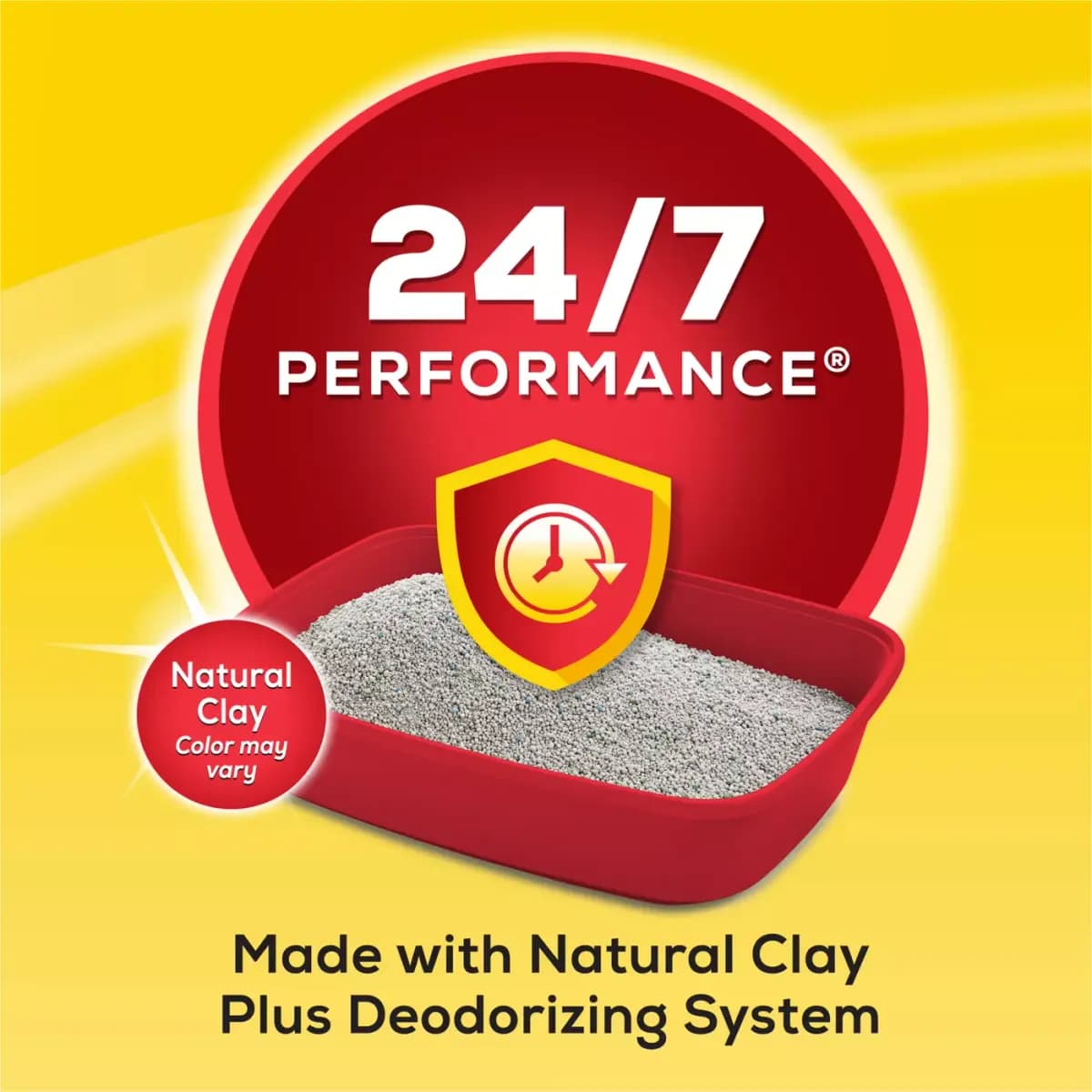 Purina Tidy Cats Clumping Cat Litter, 24⁄7 Performance Multi Cat Litter Purina® Tidy Cats® 24/7 Performance Clumping Multi-Cat Clay Cat Litter - Low Dust, 10 Day Odor [Features Gua