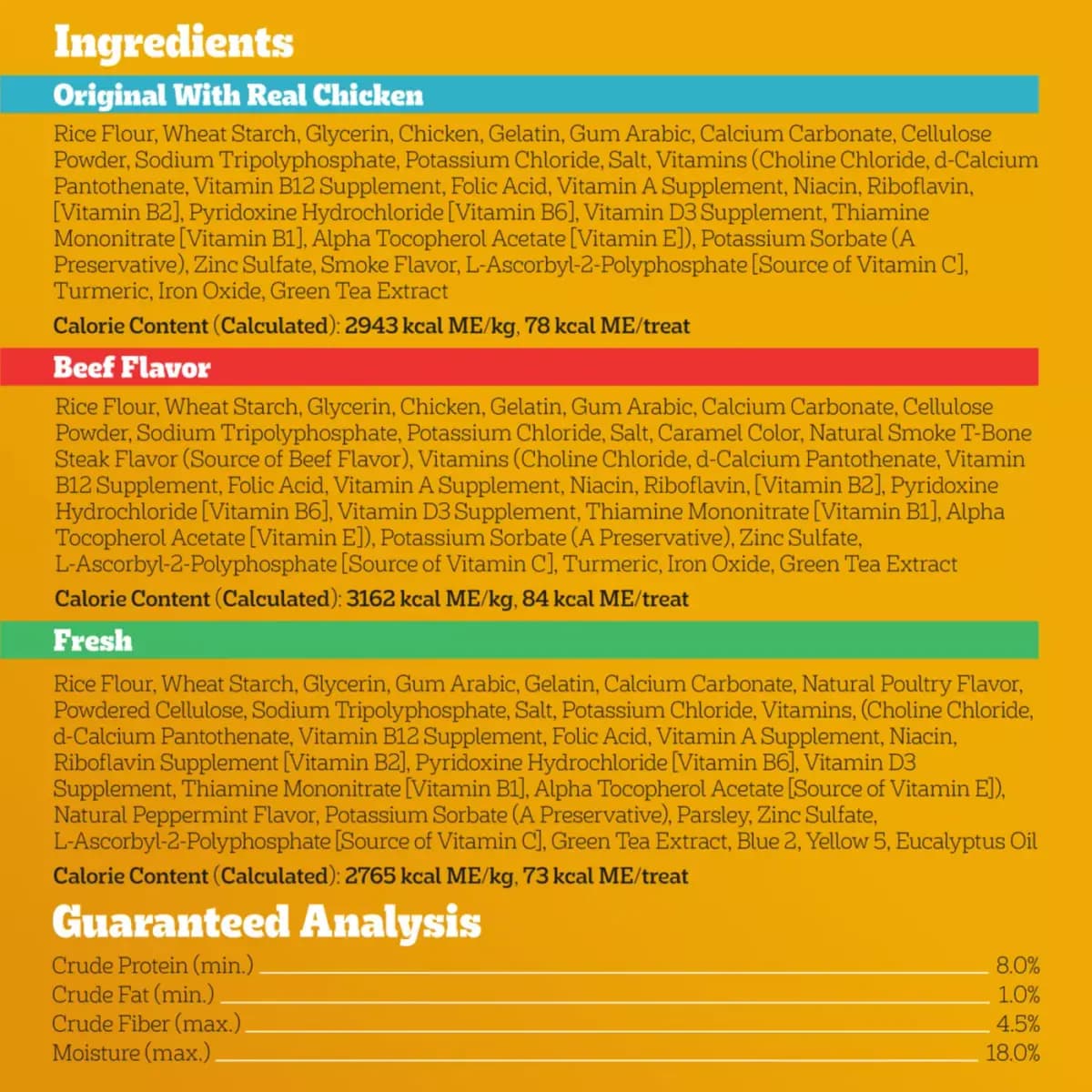 Pedigree® Dentastix Variety Pack Large Breed Adult Dental Dog Treats - Chicken, Beef & Fresh [Species Dog, Brand Pedigree, Food Type Treats, Breed Size Large Breed]