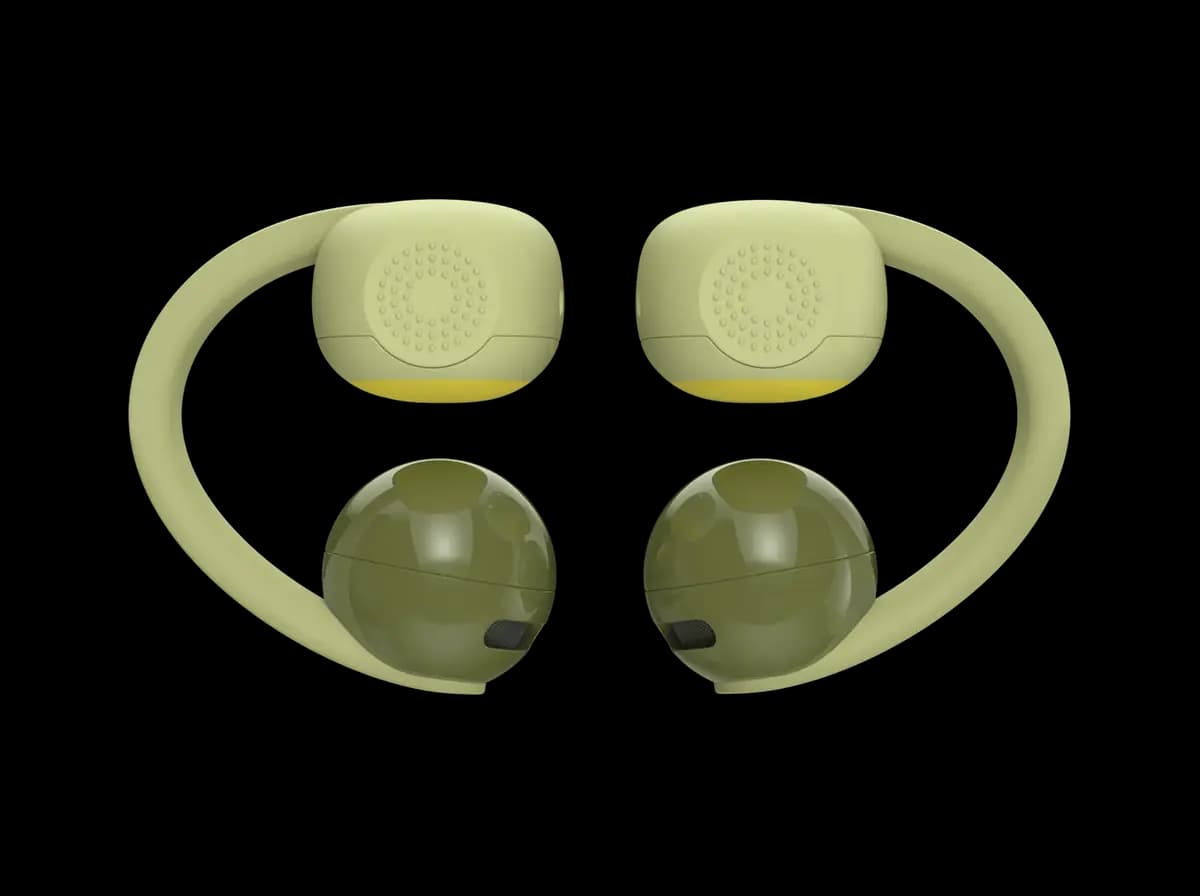 Bose Sport Open Earbuds Eucalyptus Green [Open Ear, 2 Microphones, No]