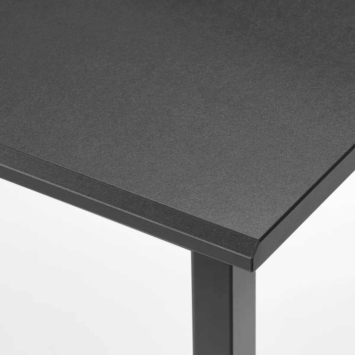 IKEA UTVISNING Gaming desk with shelf, black [Width 47 1/4 ", Depth 23 5/8 ", Max. height 36 1/4 "]