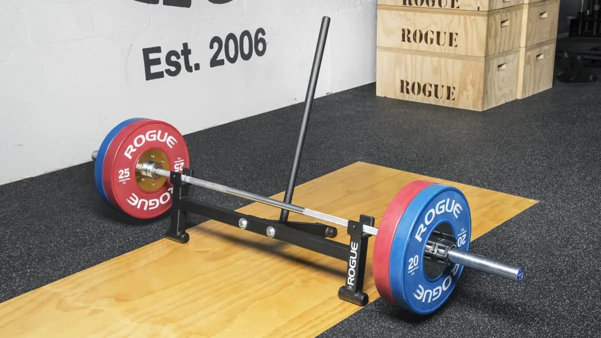 Rogue Fitness Rogue Deadlift Bar Jack [Black / Gray, Yes, 28LB]