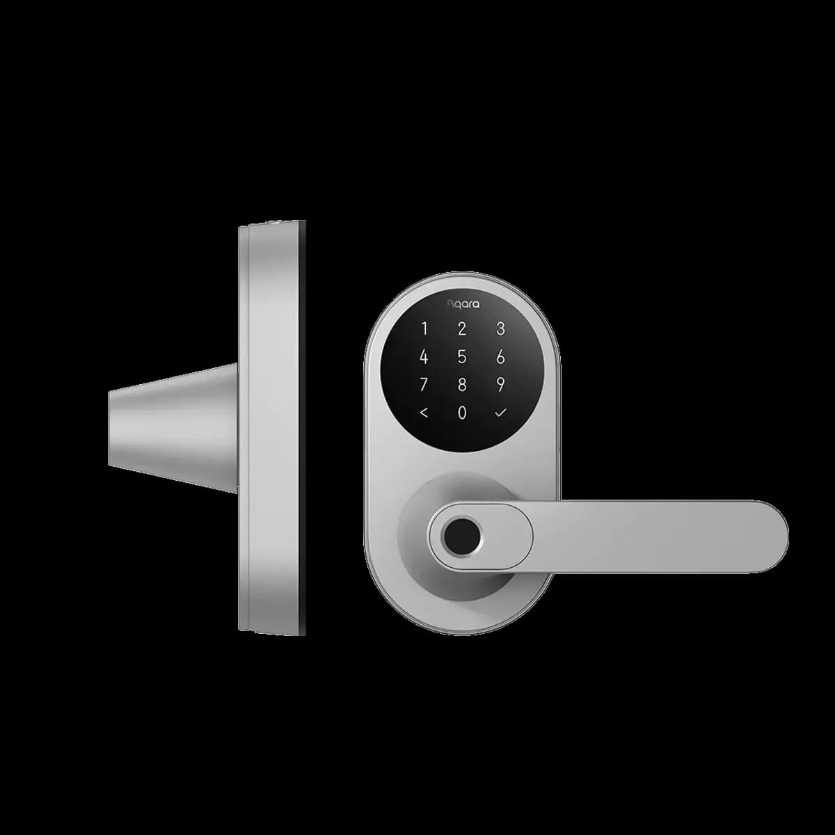 Aqara Smart Lock U300 Black [2290g (5.05 lb), Thread, Bluetooth 5.1, NFC, 140 x 76 x 73.5 mm (5.5 x 2.99 x 2.89 in.)]