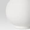 Modern Textured Ceramic Round Vase White - Threshold™ [7.75 Inches (H) x 8 Inches (W), 3.12 Pounds, Ceramic]