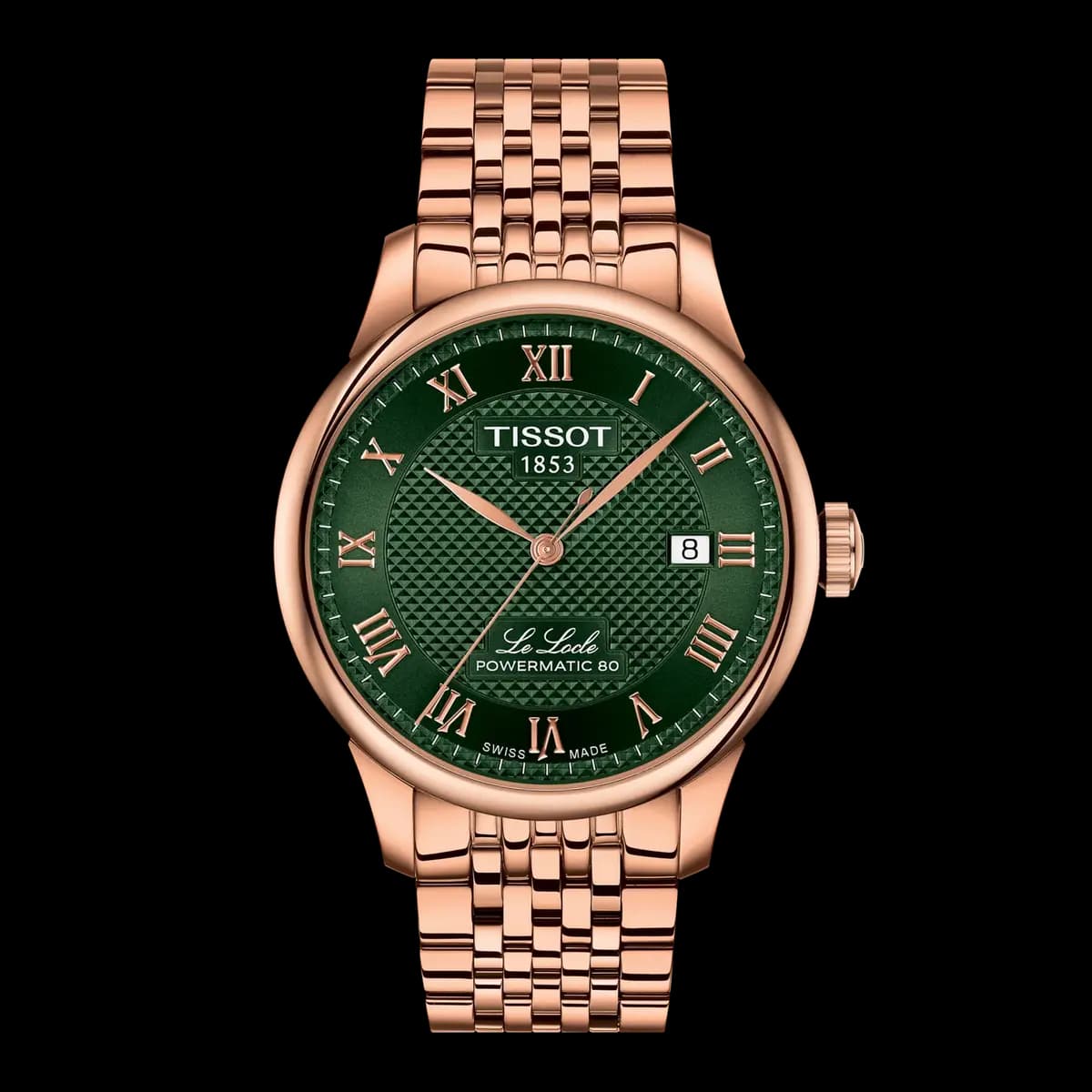 Tissot Le Locle 39.3mm Green T0064073309300 [39.30 mm, Swiss automatic, 30 m]
