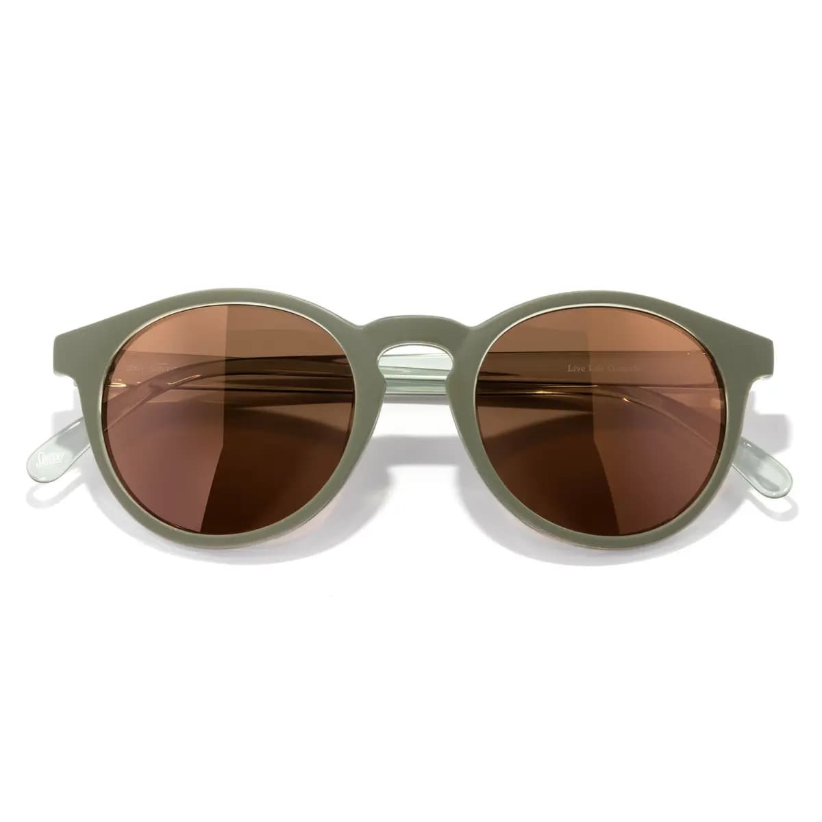 Sunski Dipsea Olive Grass Bronze [polarized TAC lenses, medium, recycled resin]