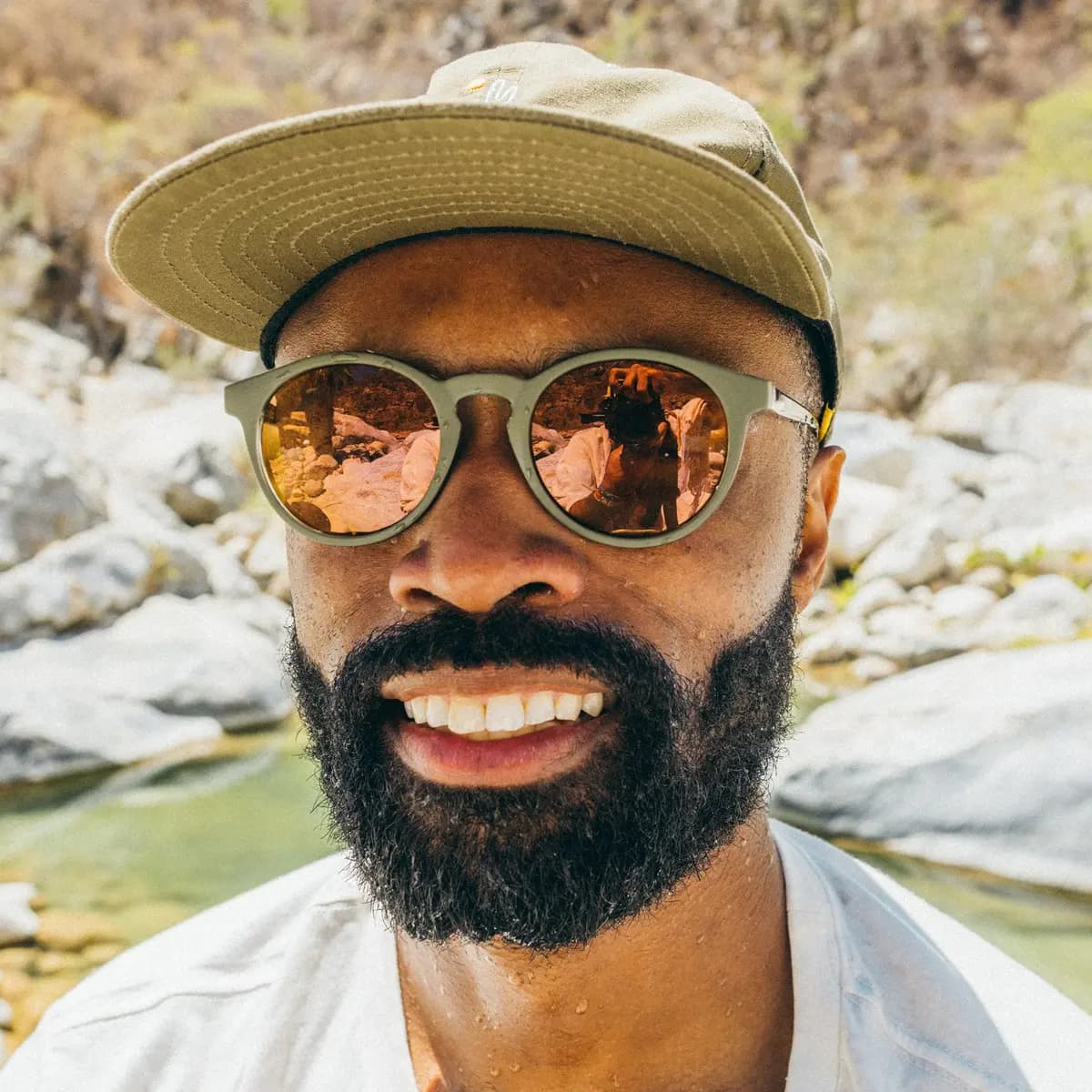 Sunski Dipsea Olive Grass Bronze [polarized TAC lenses, medium, recycled resin]