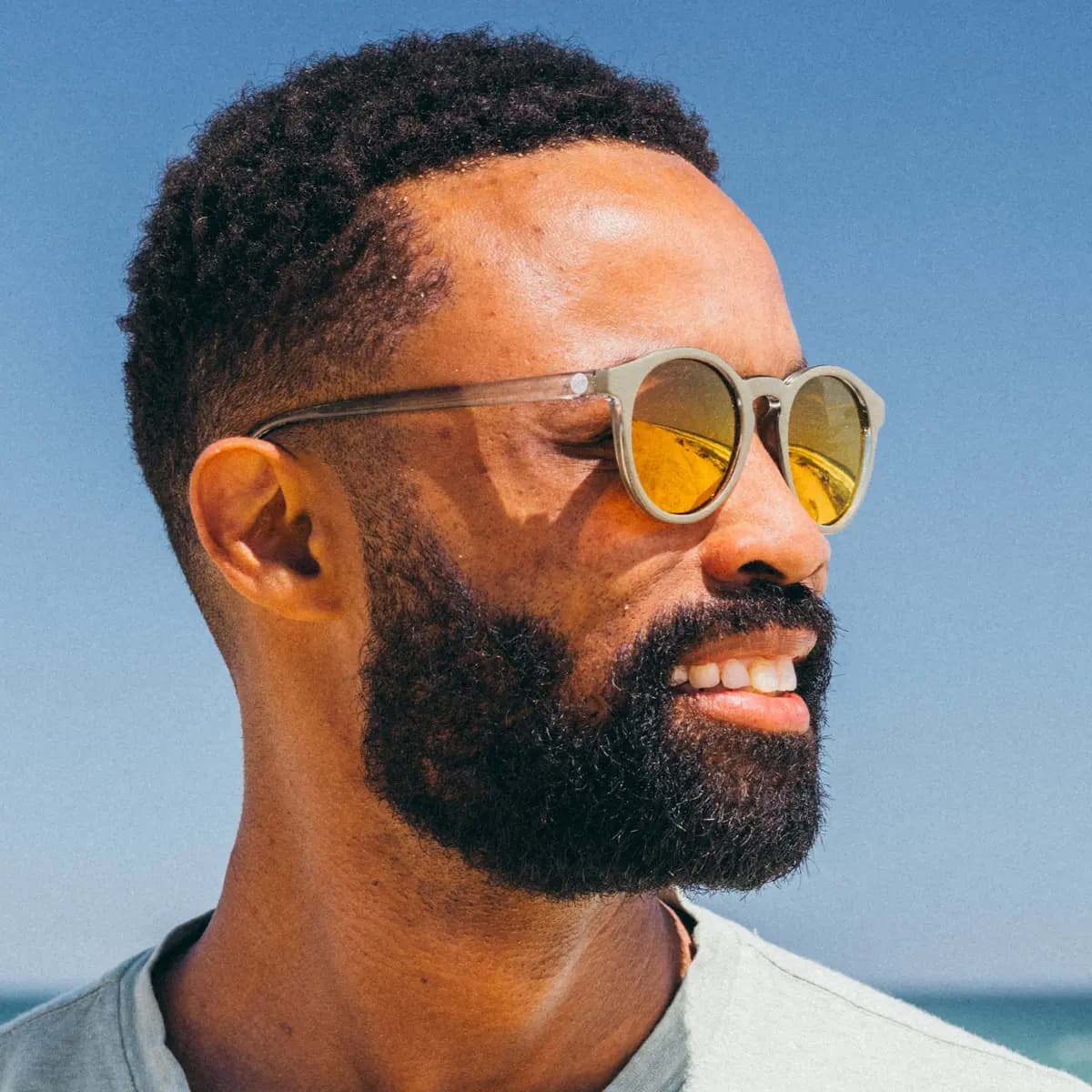 Sunski Dipsea Olive Grass Bronze [polarized TAC lenses, medium, recycled resin]