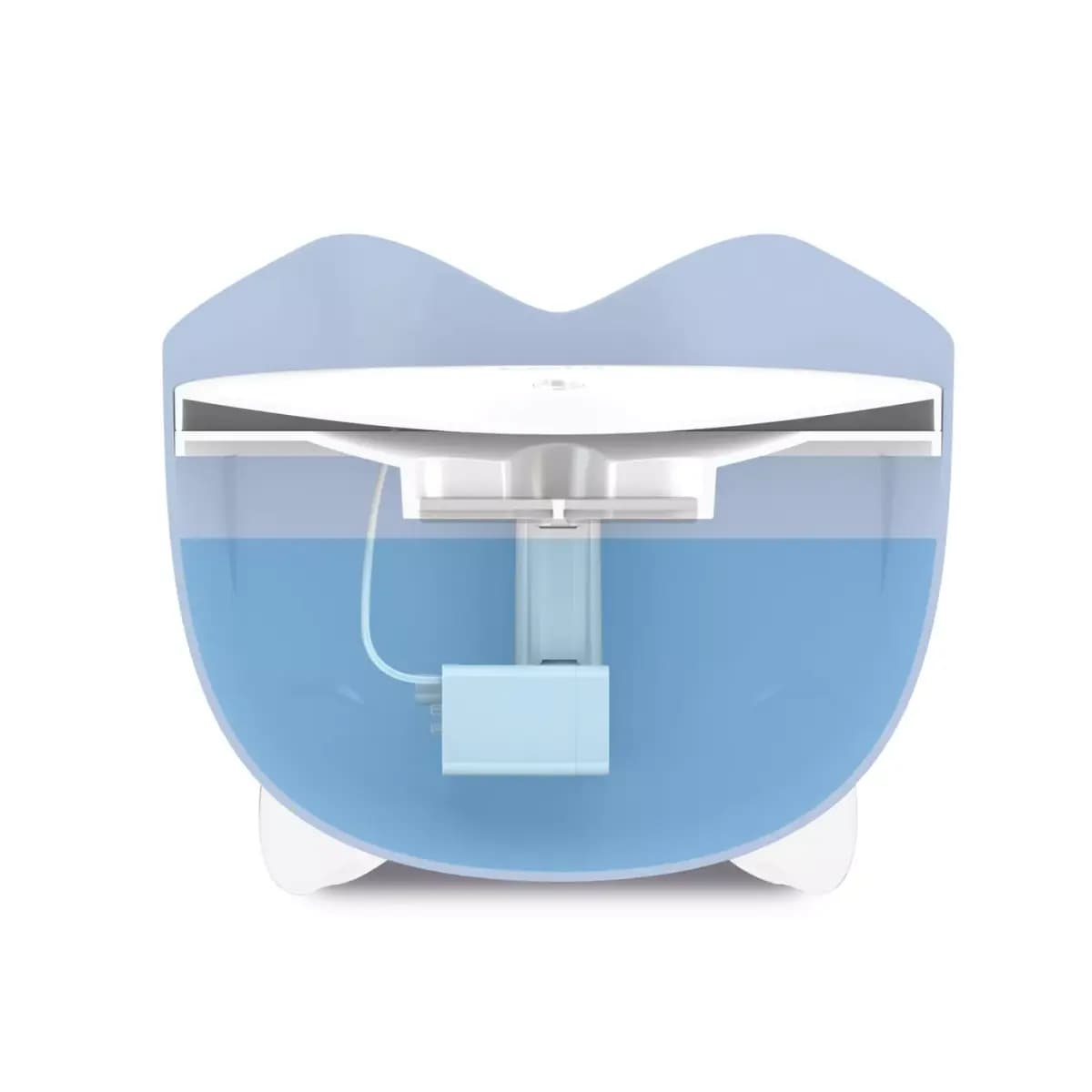 Catit® PIXI Cat Drinking Fountain [Includes (1) 2.5 L fountain, Super-silent & fully, Intended Pet(s) Cat, Color Blue, Product Dimensions 8 in x 8 in x 6.7 in]