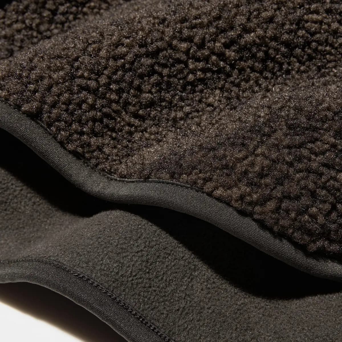 Uniqlo Pile Lined Fleece Relaxed Cardigan Dark Brown [Imported, Machine washable., Binder finish at the cuffs keeps cold air out.]