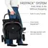 Britax Juniper Compact Stroller, Lightweight Fold-and-Go Design - Raven Black: Adjustable Harness, Canopy, Safety Lock, Forward Facing Seat [Dimensions (Overall) 43.5 Inches (H) x 