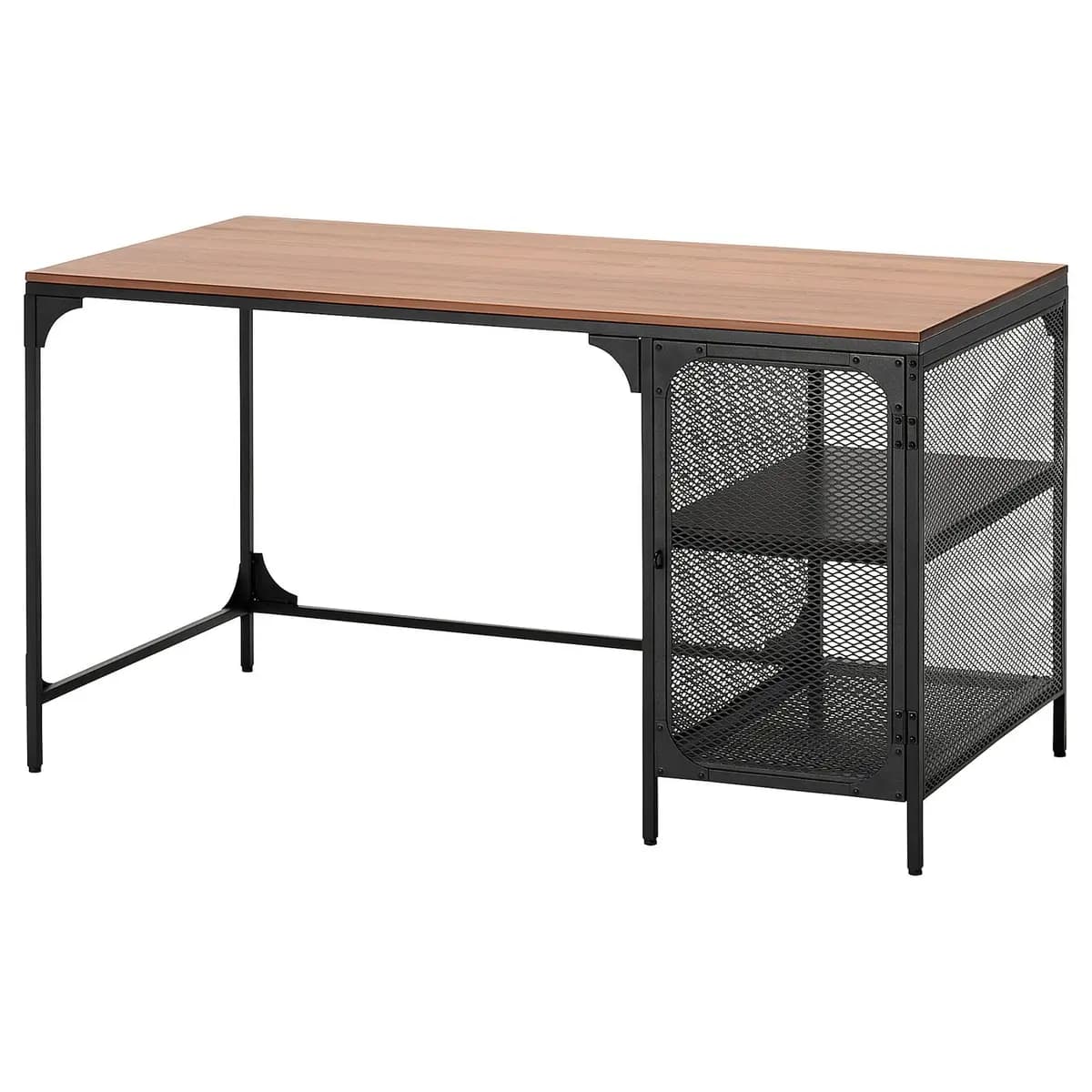IKEA FJÄLLBO Desk, black [Width 55 1/8 ", Depth 27 1/2 ", Height 29 1/2 "]