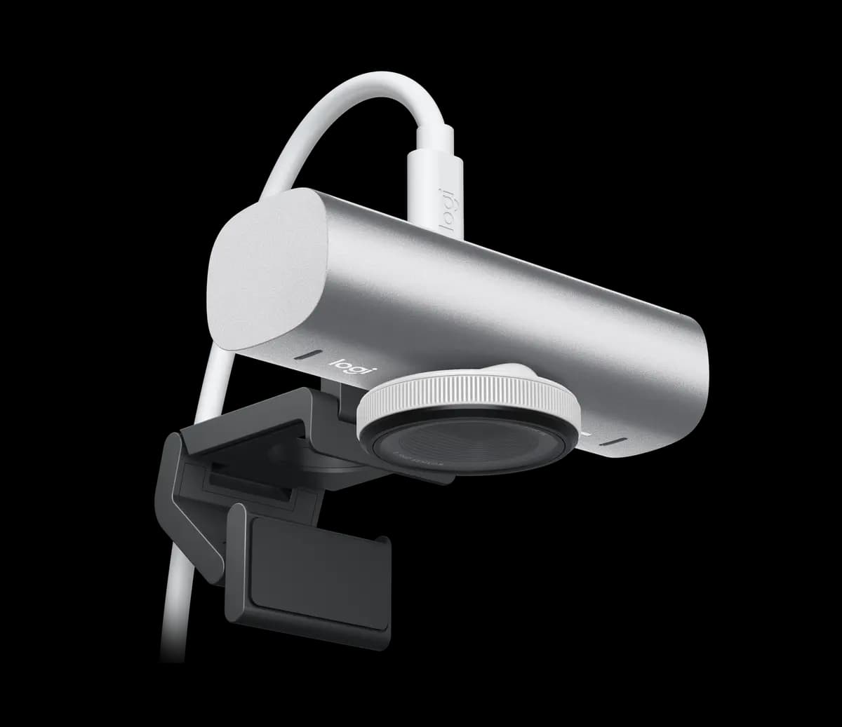 Logitech MX Brio - Pale Gray [1.73 in (44 mm), 3.86 in (98 mm), 1.42 in (36 mm)]
