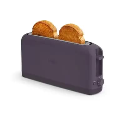 bella Housewares bella 2-Slice Slim Toaster Plum: Metal, 900W, 2-Year Warranty, Spot Clean, 6.85" H, 3.58" D, 14.88" W, 1.98 lbs [900 Watts, Metal, 2.47 Pounds]