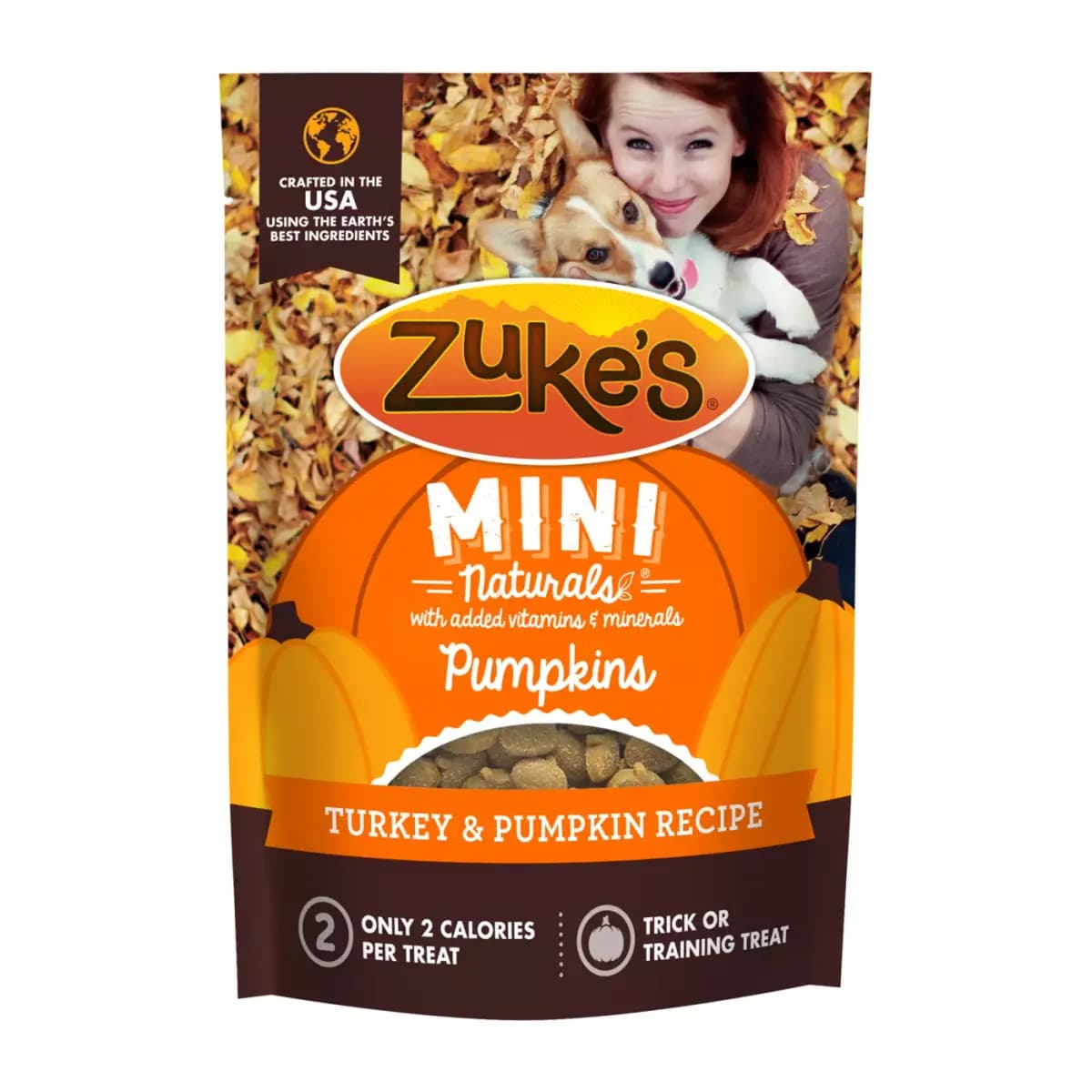 Zuke's Mini Naturals With Added Vitamins & Minerals Dog Treats - Turkey & Pumpkin Flavor 5 OZ [Species Dog, Brand Zukes Mini Naturals, Food Type Bites, Bits, Semi-Moist, Soft, Tend