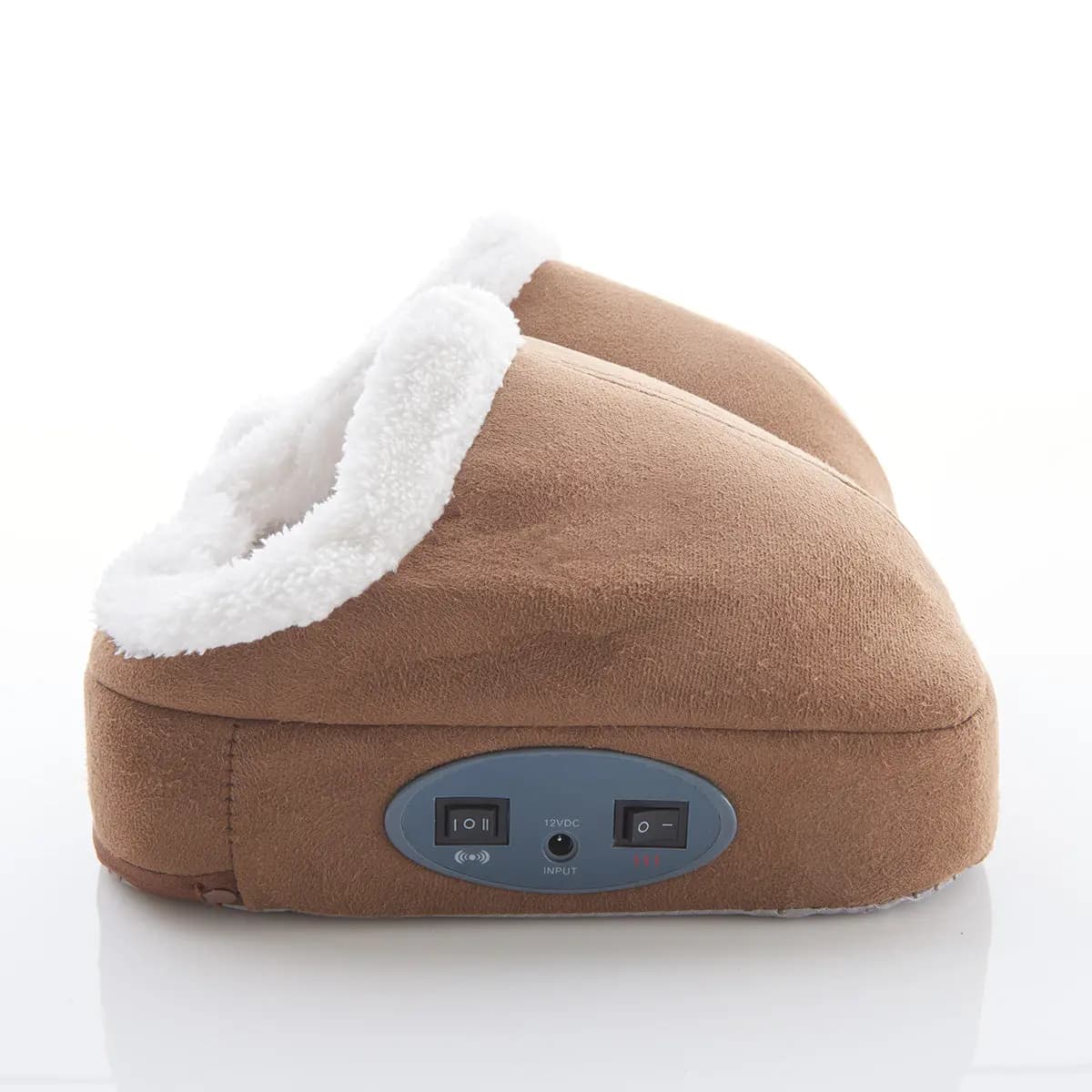 Sharper Image Warming Foot Massager [Up to Women's 14 (Men's 12), 11.8" L x 11.8" W x 3.9" H, 1.1 lbs]
