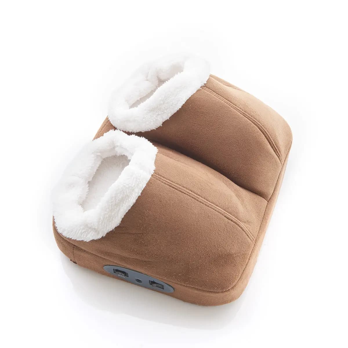 Sharper Image Warming Foot Massager [Up to Women's 14 (Men's 12), 11.8" L x 11.8" W x 3.9" H, 1.1 lbs]