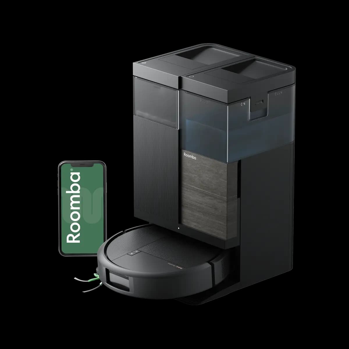 iRobot Roomba Plus 575 Combo robot + AutoWash dock Black [14.1 x 13.8 x 4.2, 9.44, Lithium-ion]