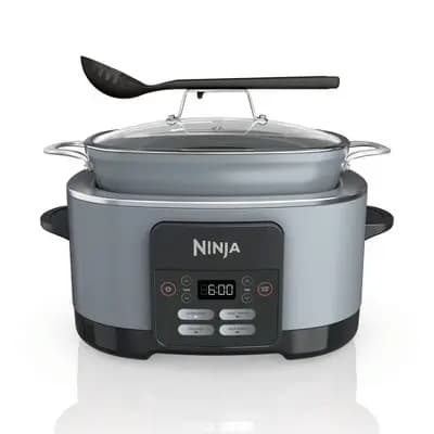 Ninja PossibleCooker PRO 8.5qt Multi-Cooker with 4-in-1 Slow Cooker, Sear, Sous Vide, Oven Safe Pot to 500°F Stone MC1000SP [12.6 Pounds, Metal, 8.5 Quart]