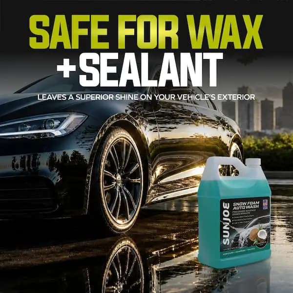 Sun Joe 1 Gal. Premium Snow Foam Pressure Washer Rated Car Wash Soap and Cleaner, Coconut, SPX-FCS1G-COC [Container Size (oz.): 128, Features: No Additional Features, Returnable: 9
