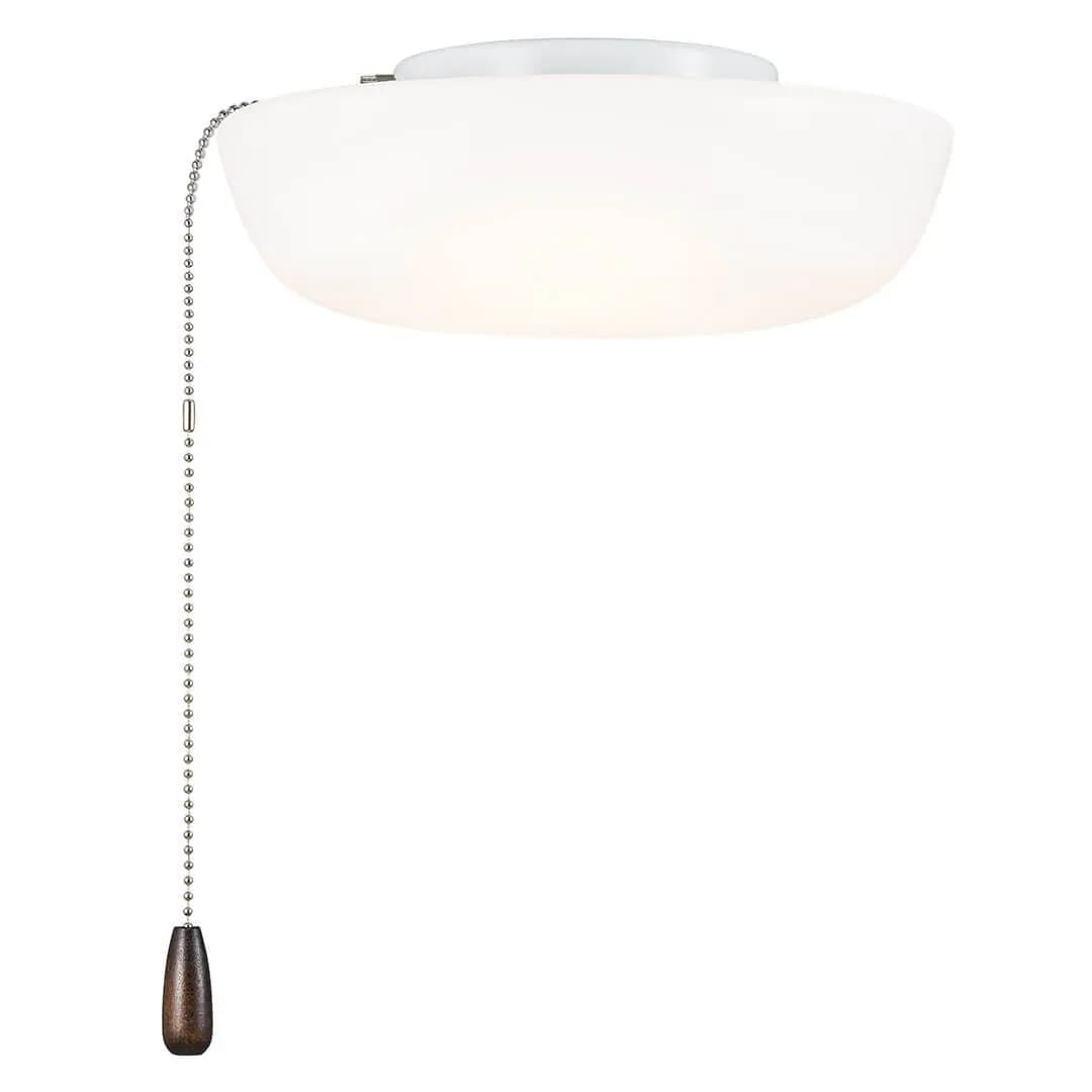 Kichler Fan Light Kit White (380960) [Attribute Selectable CCT, Attribute 2 Built-In Options, Attribute 3000K, 5000K]