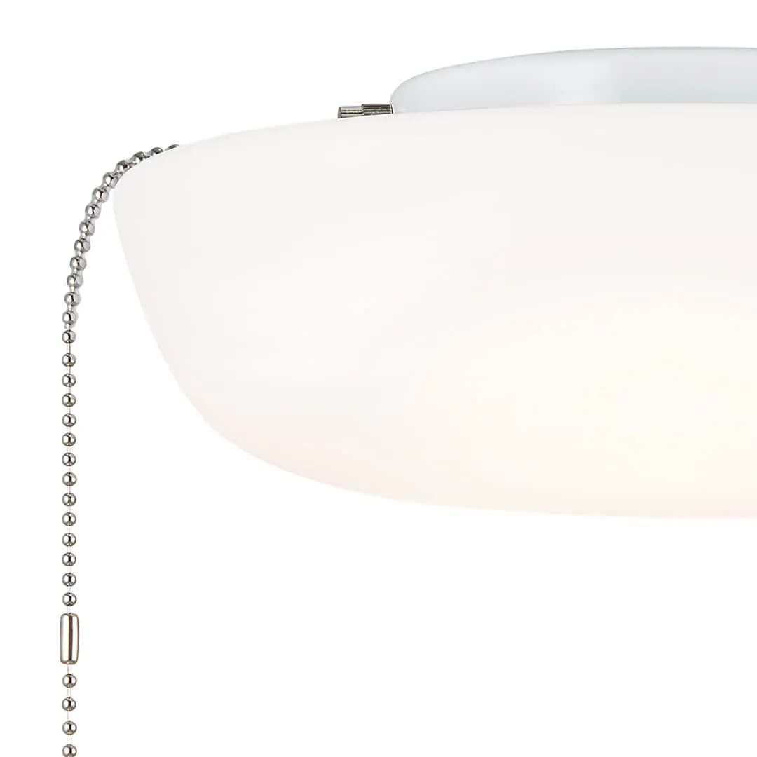 Kichler Fan Light Kit White (380960) [Attribute Selectable CCT, Attribute 2 Built-In Options, Attribute 3000K, 5000K]